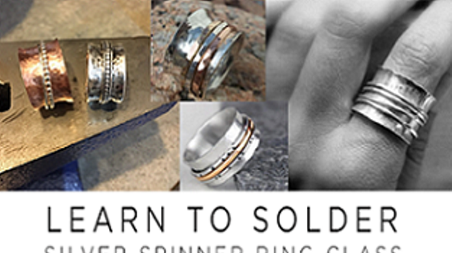 Image: Intermediate Jewelry Soldering - Spinner Rings Class