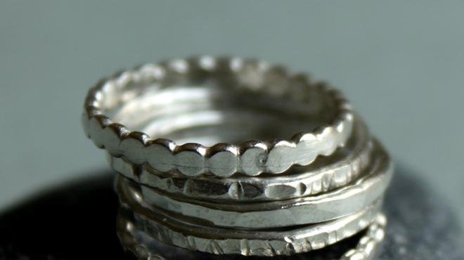 Image: Intro to Jewelry Soldering: Make Silver Stacked Rings