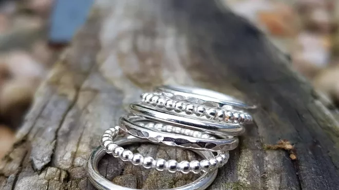 Image: Intro to Jewelry Soldering - Silver Stacked Rings