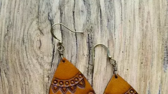 Image: Intro to Leather Tooling: Earrings