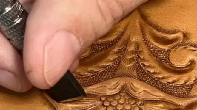 Image: Intro to Leather Tooling: Mak a Cuff or Earrings