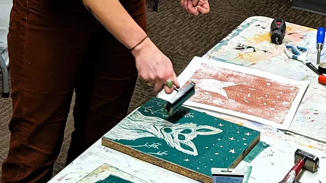 Image: Intro to Reduction Printmaking