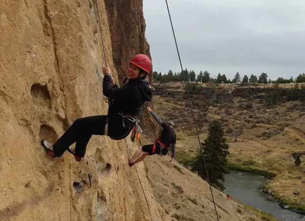Image: Intro to Rock Climbing Class