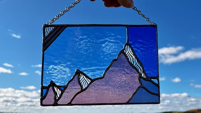 Image: Intro to Stained Glass Assembly | Purple Mountain Majesty