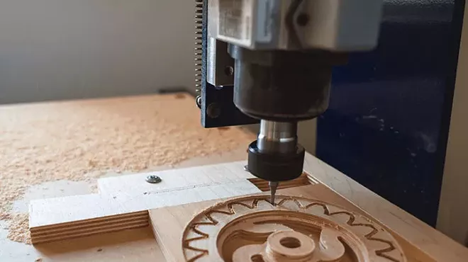 Image: Intro to Wood Carving using the X-Carve CNC