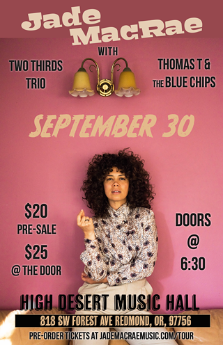 Image: Jade Macrae with Two Thirds Trio featuring Thomas T and the Blue Chips