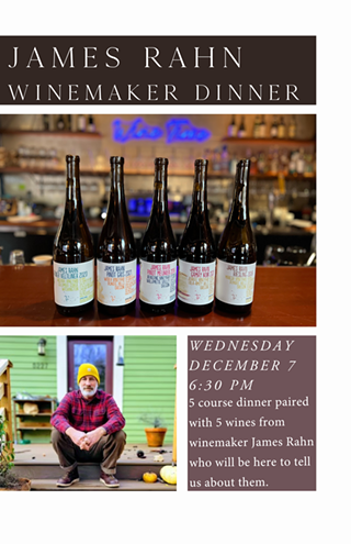 Image: James Rahn Winemaker Dinner