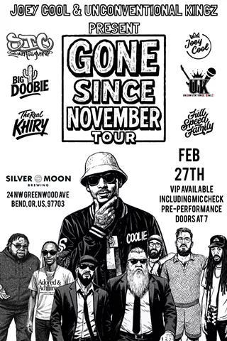 Image: Joey Cool &amp; Unconventional Kings - Gone Since November Tour