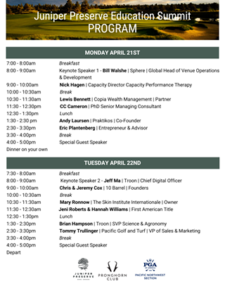 Image: Juniper Preserve Leadership & Education Summit
