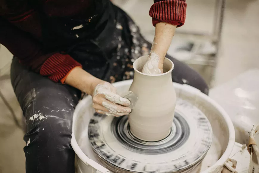 Throwing on the wheel