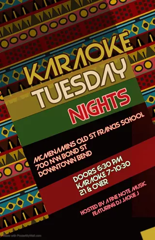 Image: Karaoke Night At McMenamins -Father Luke's Room