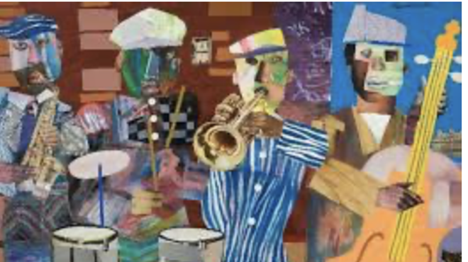 Image: Kids Studio! Sound & Color: Jazz-Inspired Mixed Media Camp