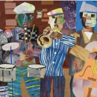 Image: Kids Studio! Sound & Color: Jazz-Inspired Mixed Media Camp
