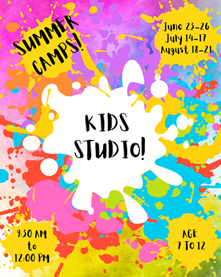 Image: KIDS STUDIO SUMMER CAMPS!