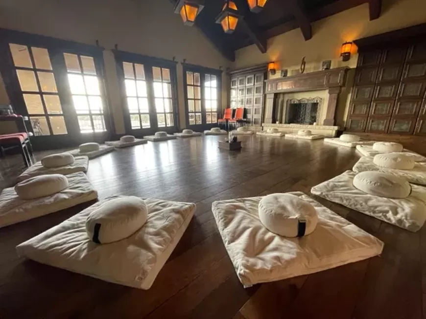 Kirtan in the Fireside Room at Juniper Preserve