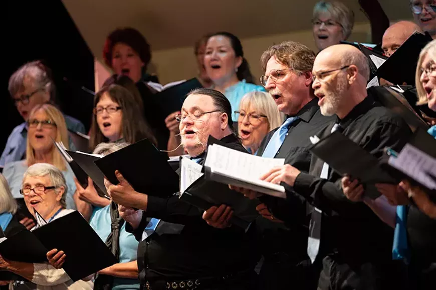 Singers from the Redmond Community Choir