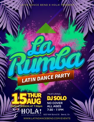 Image: LA RUMBA Latin Dance Party @ Hola! Downtown