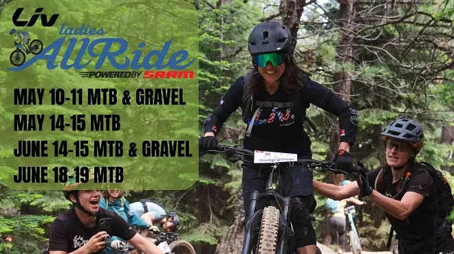 Image: Ladies AllRide Mountain Bike Skills Camps