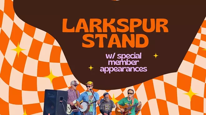 Image: Larkspur Stand
