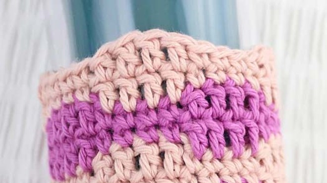 Learn to Crochet a Cup Cozy