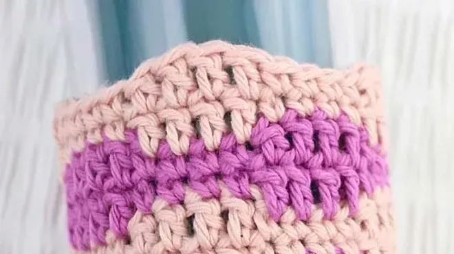 Image: Learn to Crochet a Cup Cozy