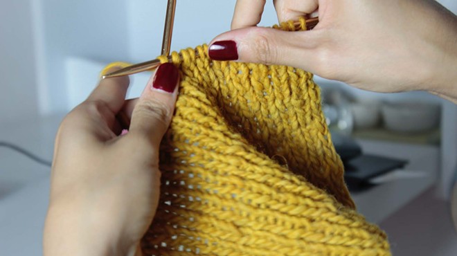 Learn to Knit at Fancywork Yarn Shop