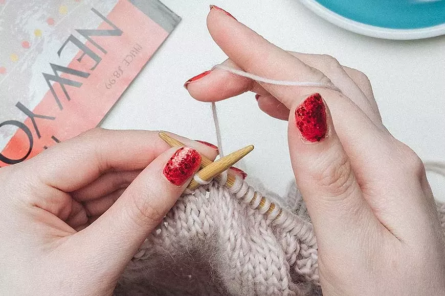 Learn the fundamentals of knitting at Fancywork Yarn Shop.