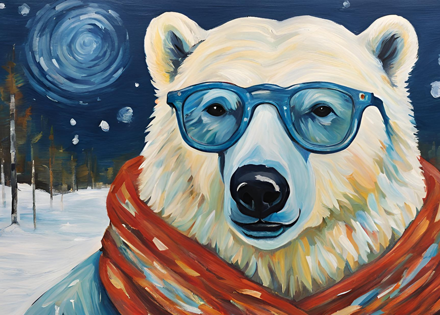 Hip Polar Bear