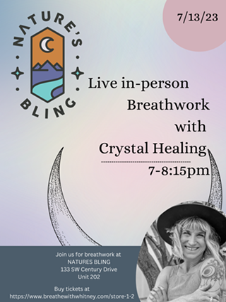 Image: Live In-Person Breathwork with Crystal Healing