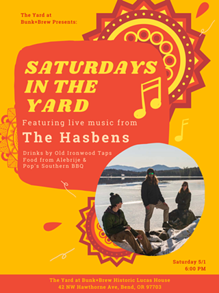 Image: LIVE MUSIC - Saturdays in the Yard with The Hasbens