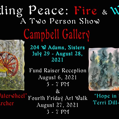Local Artists Hold Art Show and Reception to Raise Continuing Awareness  for the Santiam Canyon Wildfire Relief Fund