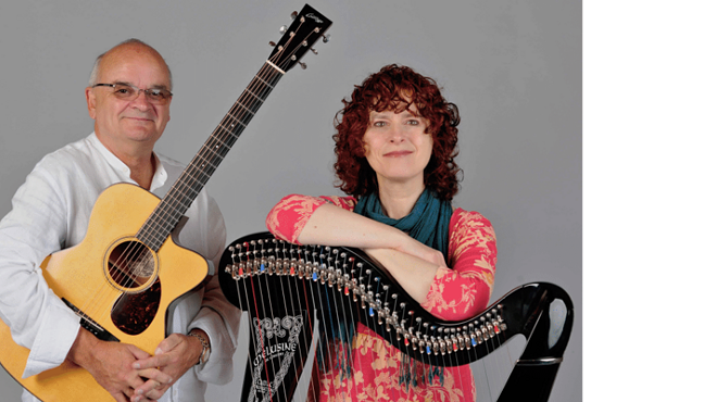 Image: Ma&iacute;re N&iacute; Chathasaigh and Chris Newman