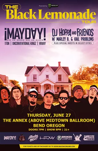 Image: Mayday, Iton, Unconventional Kingz, Hiway, and DJ Hoppa & Friends