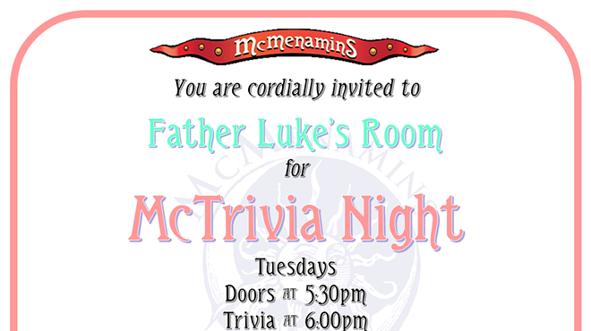 McTrivia in Father Luke's Room