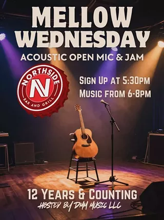 Image: Mellow Wednesday Open Mic Night
