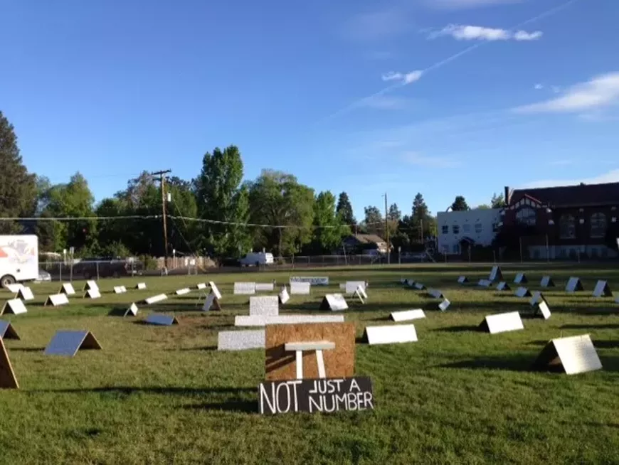 W.A.R. - NJAN   Name Boards on Troy Field