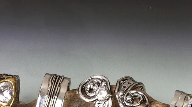 Image: Metal Clay Rings - 2 Session Class