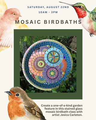 Image: Mosaic Birdbaths
