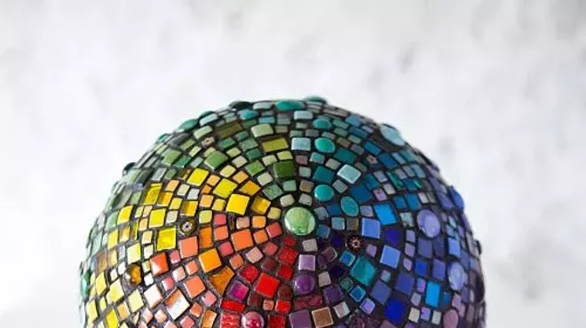 Image: Mosaic Garden Globes