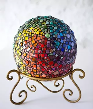 Image: Mosaic Garden Globes