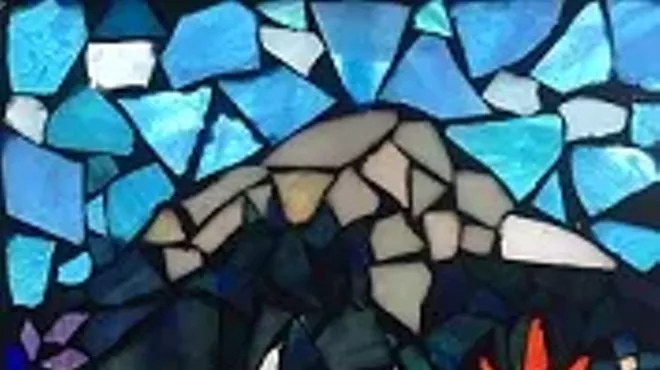 Image: Mosaic Glass on Glass Art