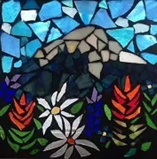 Image: Mosaic Glass on Glass Art