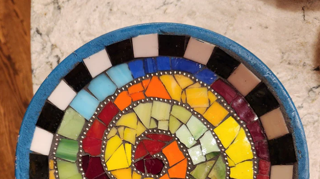 Image: Mosiac Birdbaths