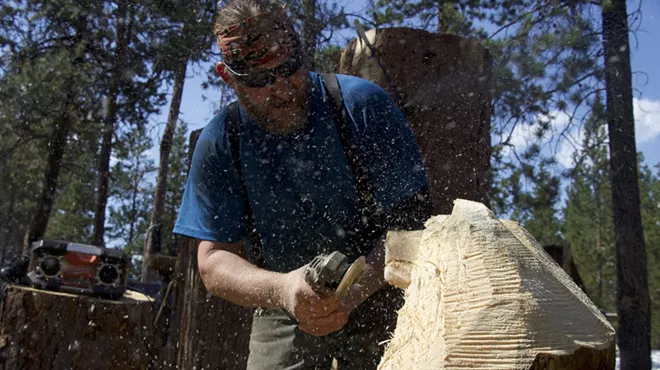 Image: Mosquito Bob Woodcarving Demonstration