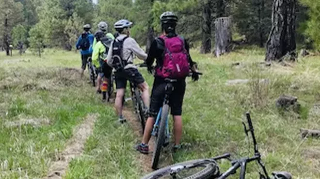 Image: Mountain Bike Ride, Metolius Preserve