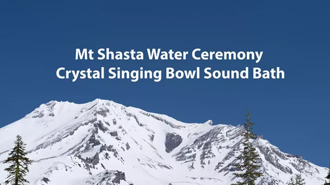 Image: Mt Shasta Water Ceremony Crystal Sound Bath