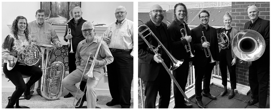 THE OREGON BRASS QUINTET & THE 27TH STREET BRASS QUINTET