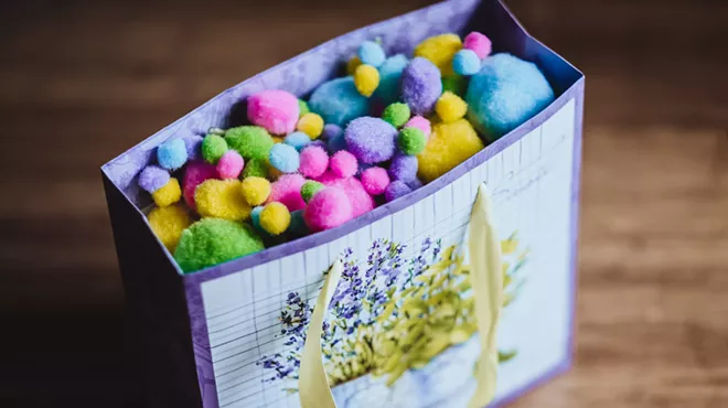 Image: Needle Felting at Wild Child