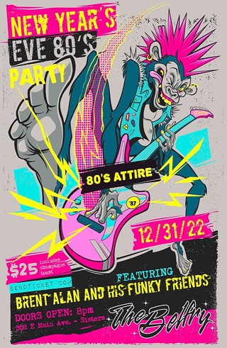 New Year's Eve 80's Party w/ Brent Alan and His Funky Friends