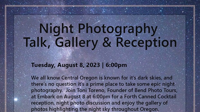 Night Photography Talk, Gallery and Reception
